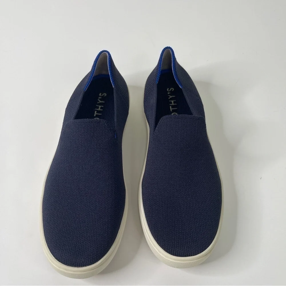 Rothy's The Original Slip On Sneaker Navy Blue Size 8
